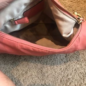 Coach Kristin Leather Hobo Peony